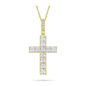 Σταυρός Λαιμού Χρυσός Cross Pendant