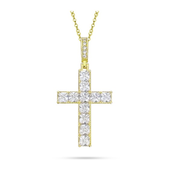 Σταυρός Λαιμού Χρυσός Cross Pendant